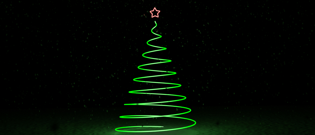 Neon Christmas Tree's & Decorations
