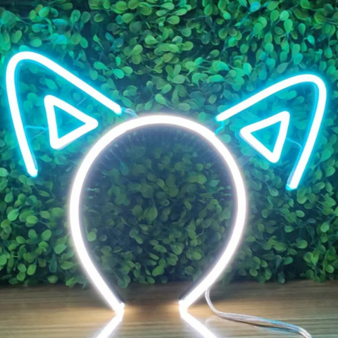 Cat Ears Neon Headband