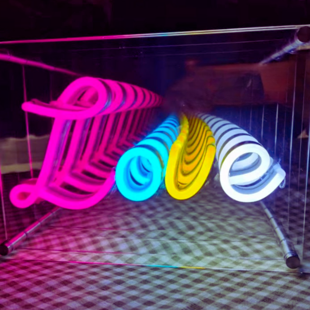 Infinity Glow 3D LED Neon Mirror Signs | Neon Sign Design Australia