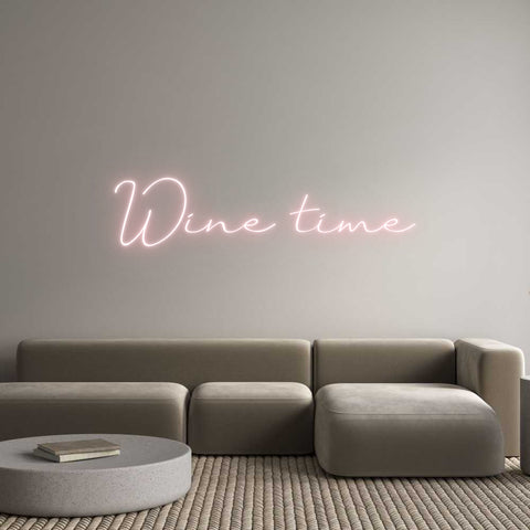 Custom Neon: Wine time