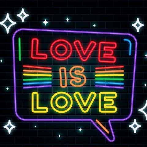 Love Is Love LGBTQI Led Neon Sign