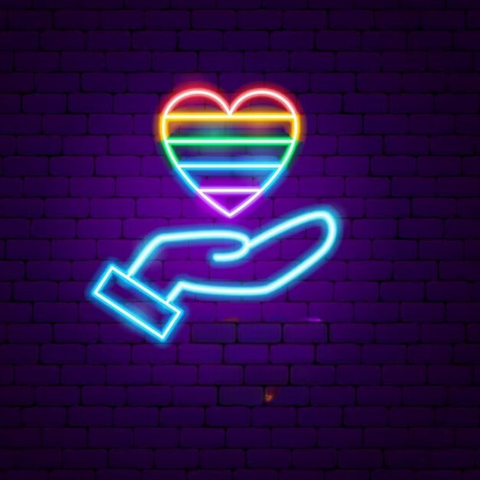 Spread Love LGBTQI Led Neon Sign