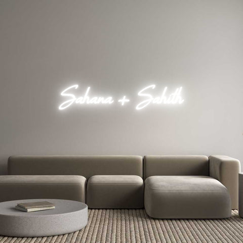 Custom Neon: Sahana + Sahith