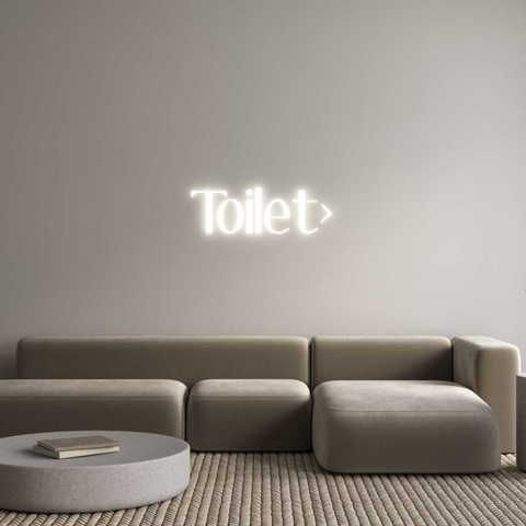 Custom Neon: Toilet>