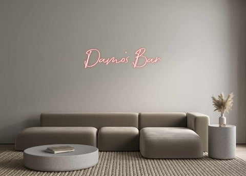 Custom Neon: Damo's Bar