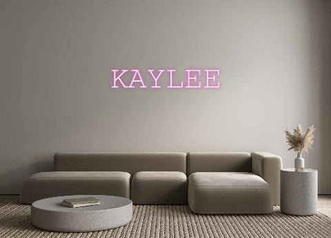 Custom Neon: KAYLEE