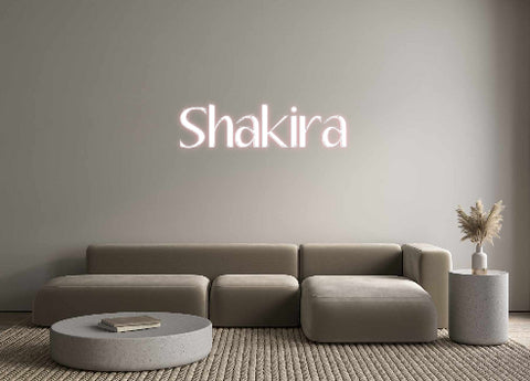Custom Neon: Shakira