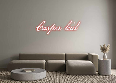 Custom Neon: Casper kid