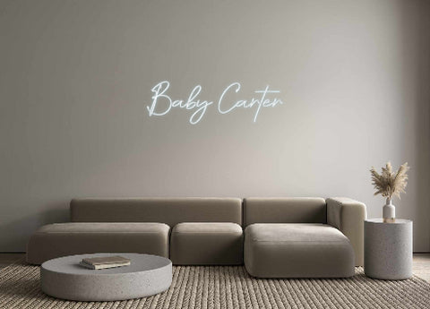 Custom Neon: Baby Carter