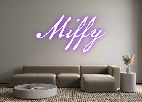 Custom Neon: Miffy
