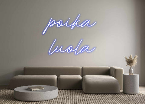 Custom Neon: poika
luola
