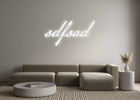 Custom Neon: sdfsad