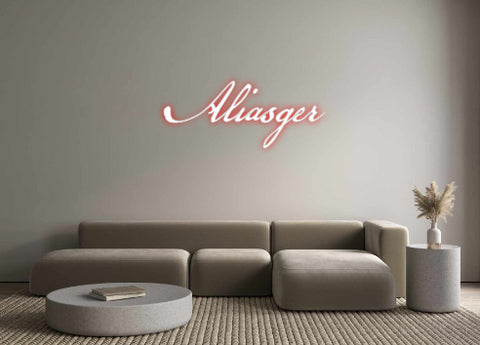 Custom Neon: Aliasger