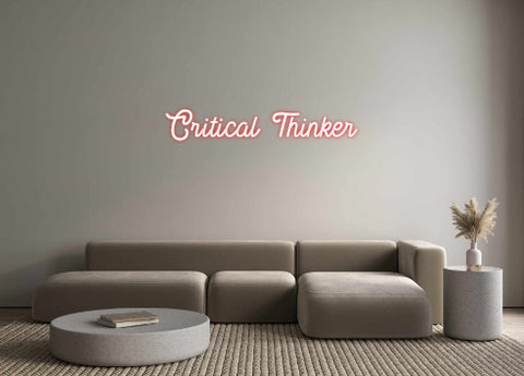Custom Neon: Critical Thin...