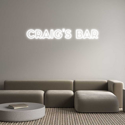 Custom Neon: Craig’s Bar