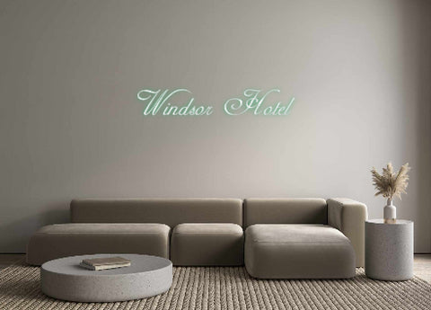 Custom Neon: Windsor Hotel