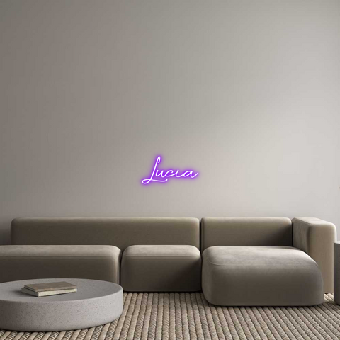 Custom Neon: Lucia