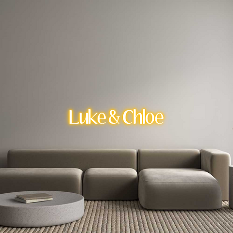 Custom Neon: Luke & Chloe