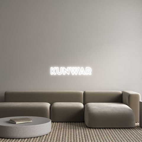 Custom Neon:  KUNWAR