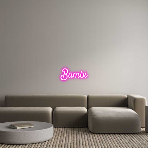 Custom Neon: Bambi