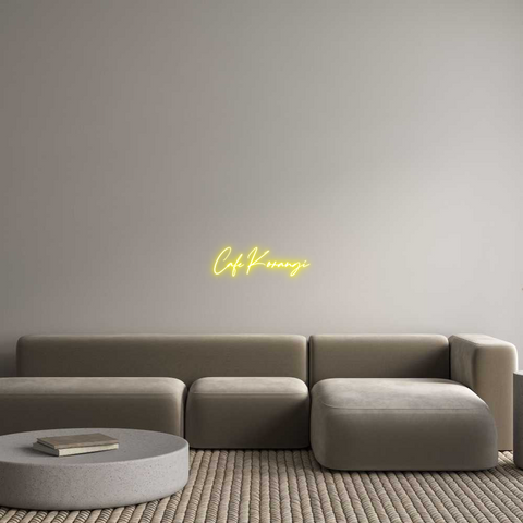 Custom Neon: Cafe Korangi