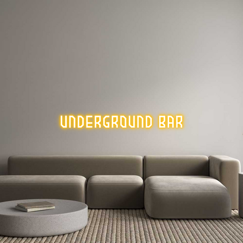 Custom Neon: Underground bar