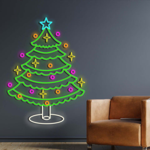 Premium Luxury Neon Christmas Tree