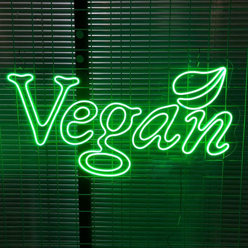 Vegan LED Neon Sign - Neon Sign Design Australia