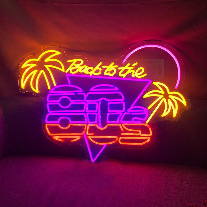 Back To The 80s LED Neon Sign - Neon Sign Design Australia