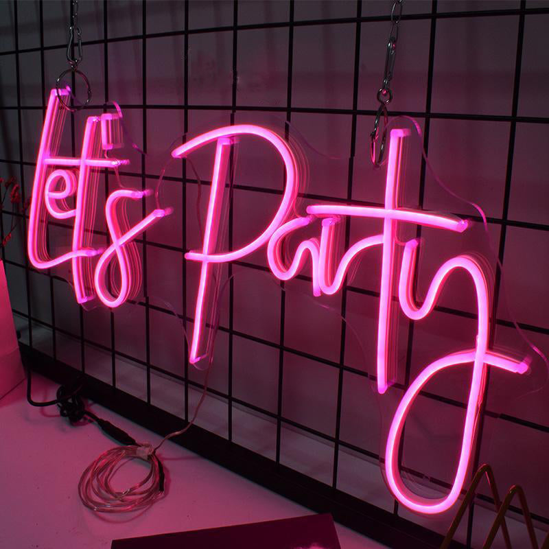 Let's Part LED Neon Sign - Neon Sign Design Australia