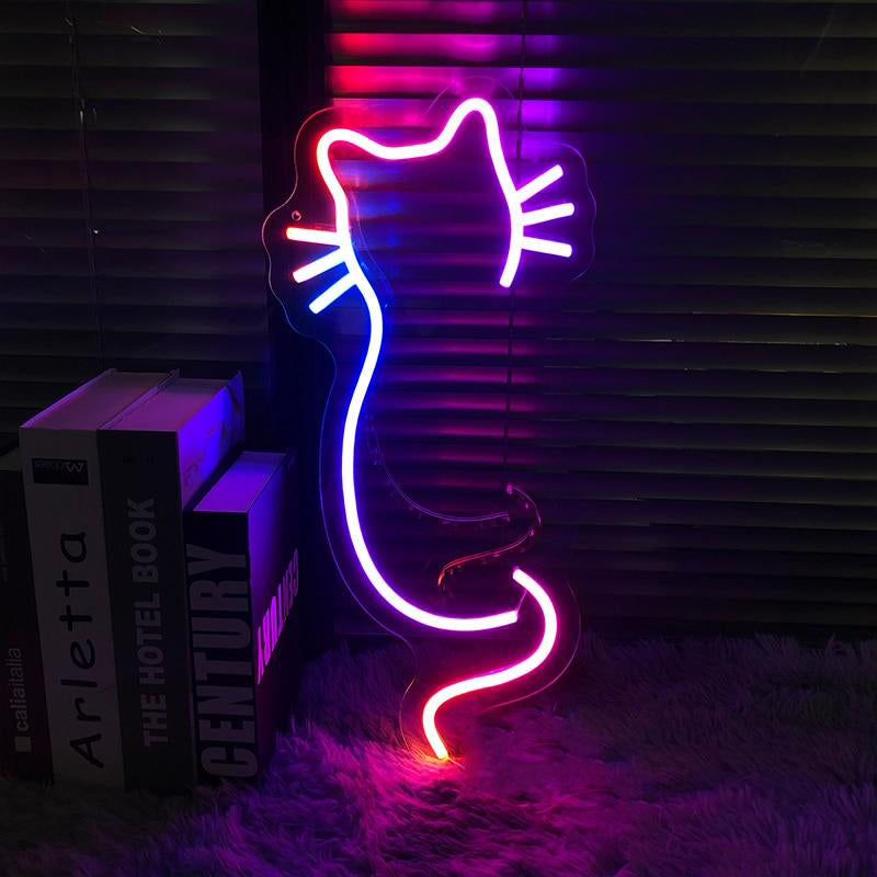 Cat LED Neon Sign - Neon Sign Design Australia
