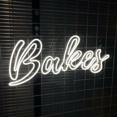 Bakes LED Neon Sign - Neon Sign Design Australia