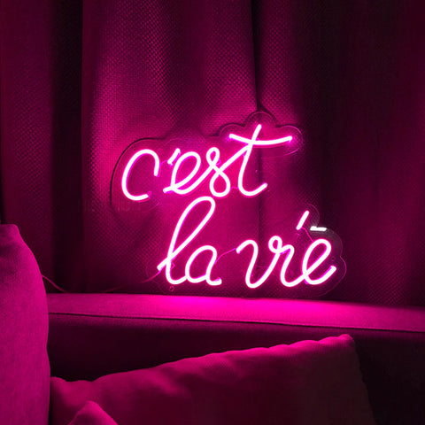 C'est La Vie LED Neon Sign - Neon Sign Design Australia