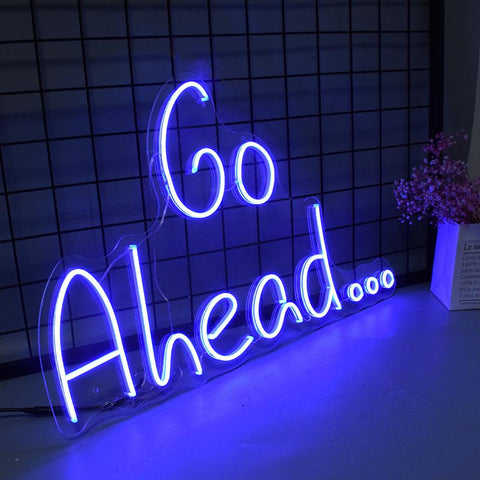Go Ahead LED Neon Sign - Neon Sign Design Australia