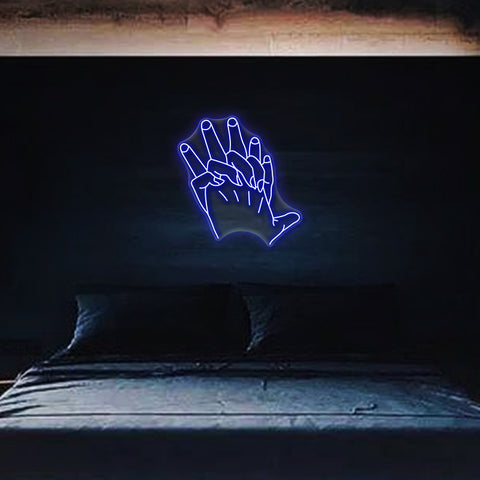 Intimate Hands LED Neon Sign - Neon Sign Design Australia