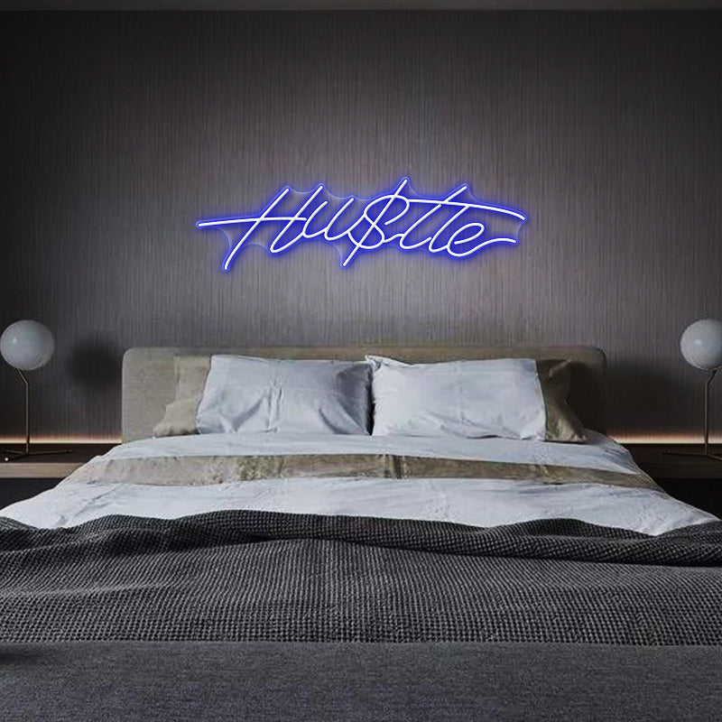 Hustle LED Neon Sign - Neon Sign Design Australia