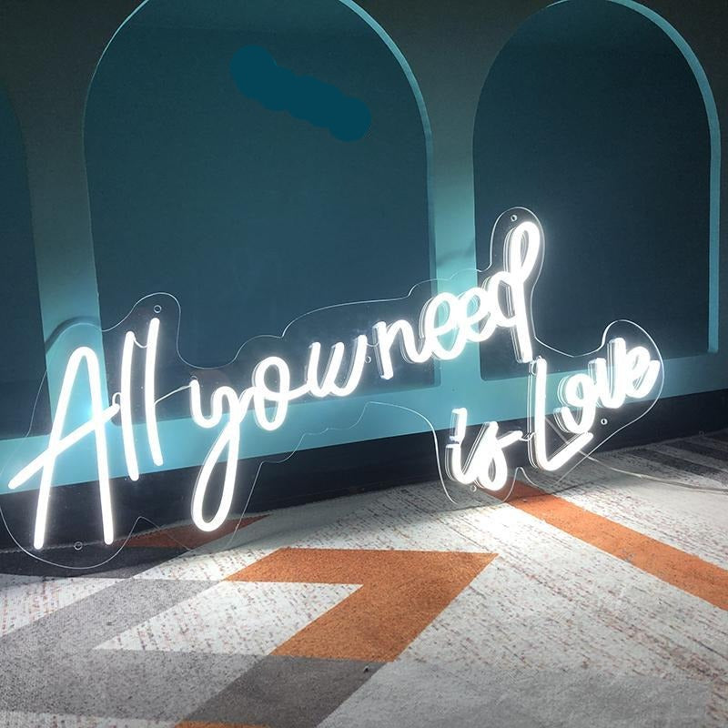 All you need is love LED Neon Sign - Neon Sign Design Australia