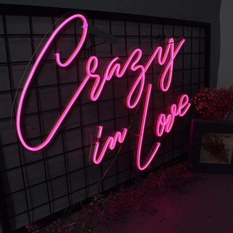 Beyonce Crazy In Love LED Neon Sign - Neon Sign Design Australia