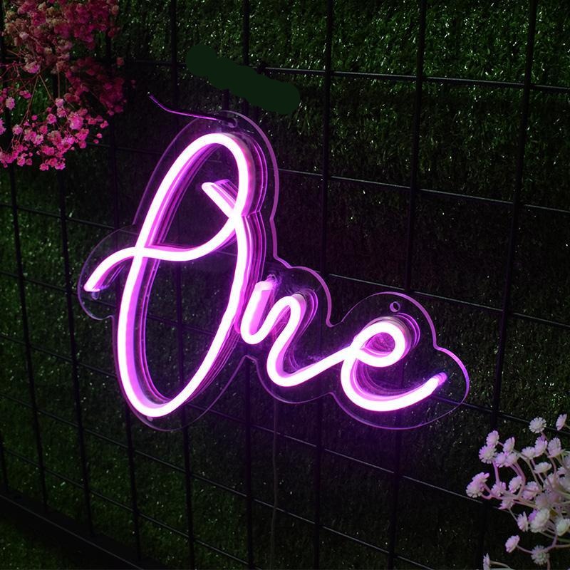 Just the 'One' LED Neon Sign - Neon Sign Design Australia