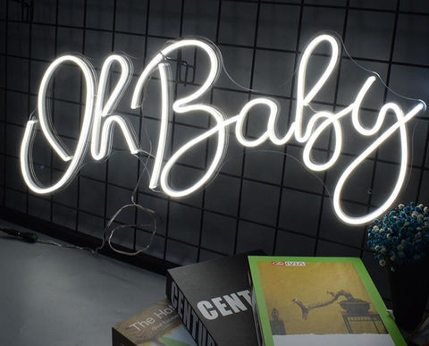 Oh Baby LED Neon Sign - Neon Sign Design Australia