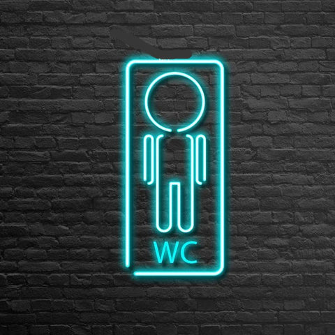 Mens Bathroom LED Neon Sign - Neon Sign Design Australia