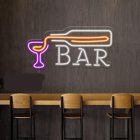 Bar 2 LED Neon Sign - Neon Sign Design Australia
